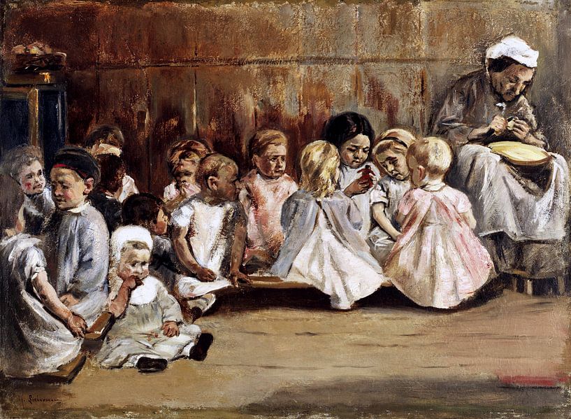 Jardin d'enfants, Max Liebermann, 1875 par Atelier Liesjes