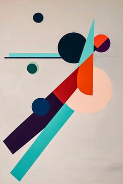 Abstract geometric composition by Poster Art Shop