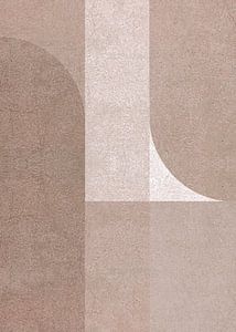 TW Living - Abstract art HANNA brown