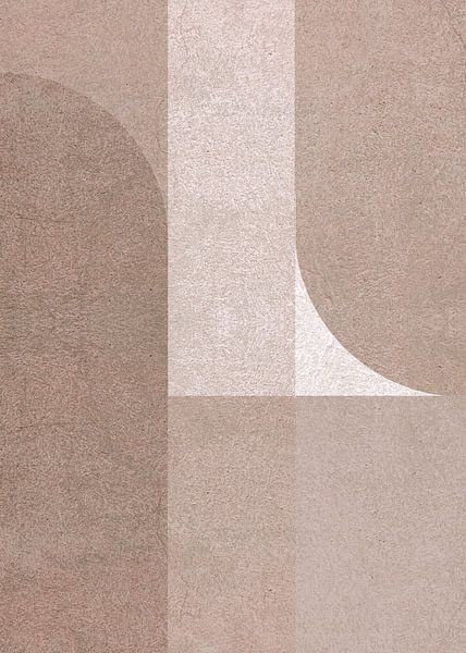 TW Living - Abstract art HANNA brown par TW living