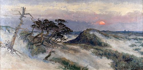 De duinen van Wassenaar, Willem Delsaux, 1903