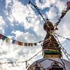 Kleine Stupa in Kathmandu von Mickéle Godderis