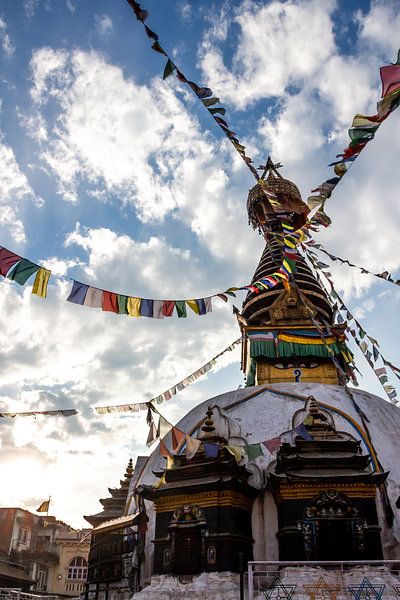 Little stupa in Kathmandu by Mickéle Godderis