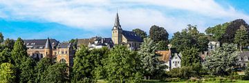 Panorama shot of the old town of Essen Kettwig an der Ruhr by Dieter Walther