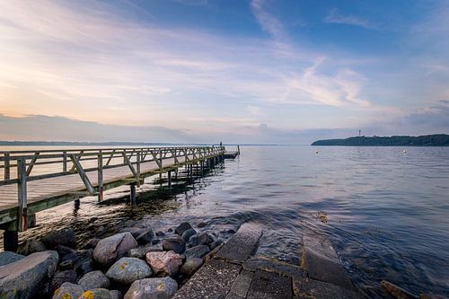 Steg am Strand von Solitüde