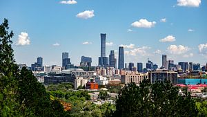 Skyline von Peking von Stijn Cleynhens