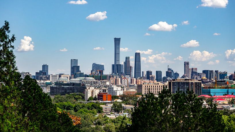 Peking skyline van Stijn Cleynhens