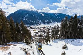 Davos via the Schatzalp Railway in Graubünden – Switzerland by Werner Dieterich