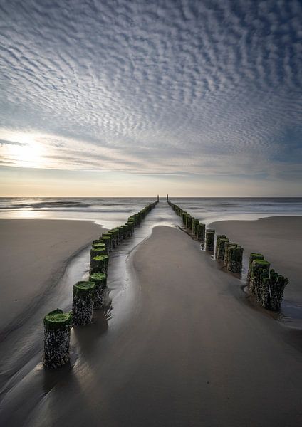 Sea view at Domburg by Raoul Baart
