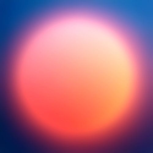 Abstract art HANNA Retro jaren 70 blue 2