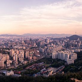 Seoul Panorama van Emre Kanik