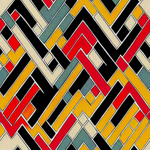 Abstract Navajo Aztec pattern #V
