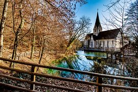 View of the monastery church Blaubeuren by Photoart-Naegele