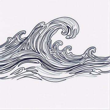 Mouvement de la ligne côtière Indigo sur maulana risyad