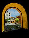 Peschiera del Garda in Italie | Aquarel schilderij van WatercolorWall thumbnail