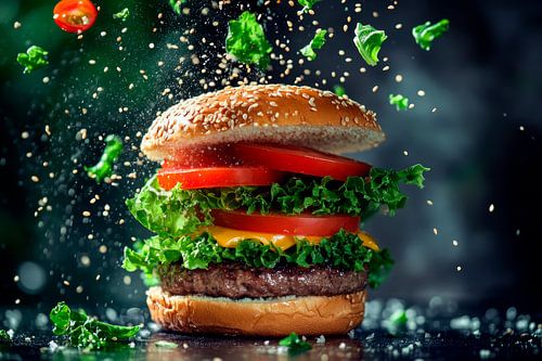 Sappige hamburger