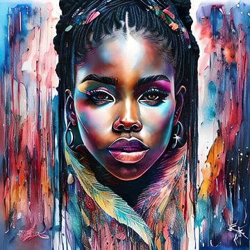 Afrikanisches Mädchen - Ein Bild mit Wow-Effekt!