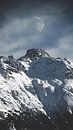 Mond über den Alpen. von Olivier Peeters Miniaturansicht