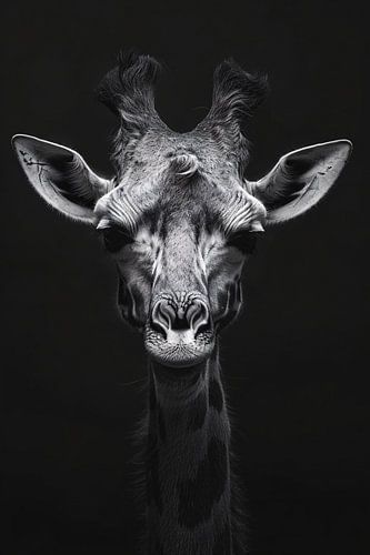 Portrait de girafe