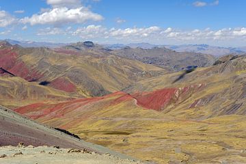 The Rainbow Mountains in Peru by Gerhard Albicker