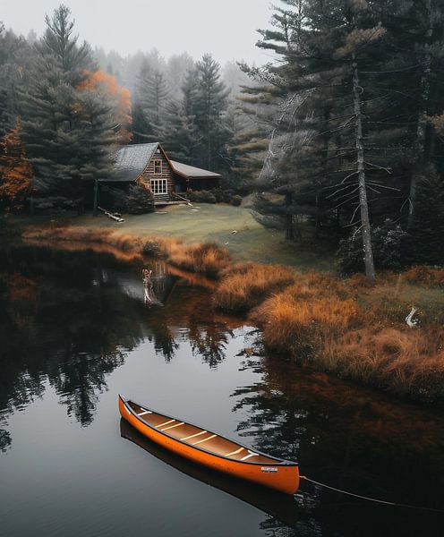 Stille am See von fernlichtsicht