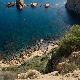 View at Cap Prim, cliffs and Mediterranean Sea in Jávea by Adriana Mueller
