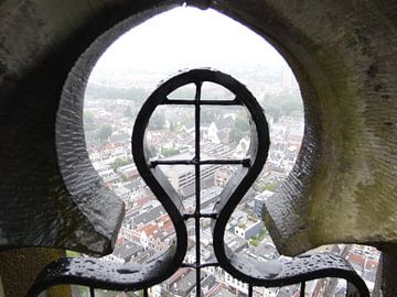 Uitzicht vanaf de Domtoren in Utrecht van Jeroen Schuijffel
