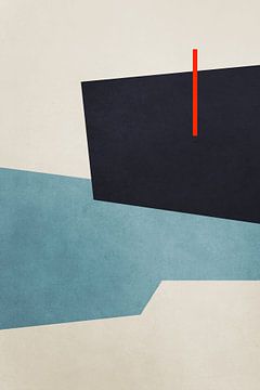 Abstrakte geometrische Formen Nr. 19 von Adriano Oliveira