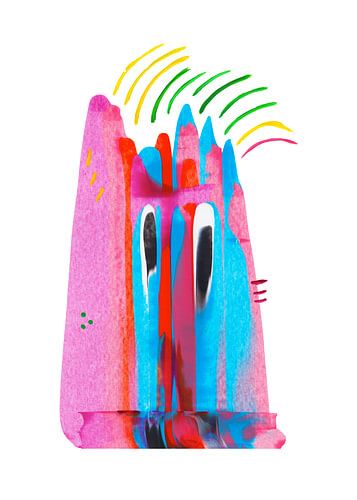 Party Face – Colourful character