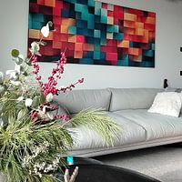 Kundenfoto: Zusammenfassung 50075 von Wunderbare Kunst, als ArtFrame