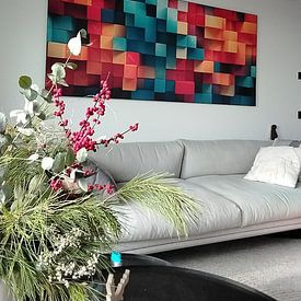 Kundenfoto: Zusammenfassung 50075 von Wunderbare Kunst, als ArtFrame