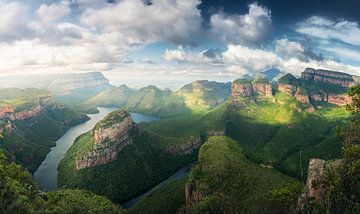 The Three Rondavels Viewpoint by Steffon Reid