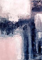 Roze en blauw