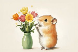 Hamster und die Blumen #6