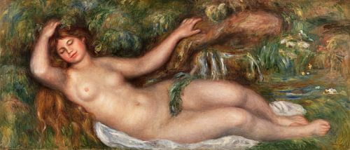 Liggende naakte vrouw, Renoir (1910)