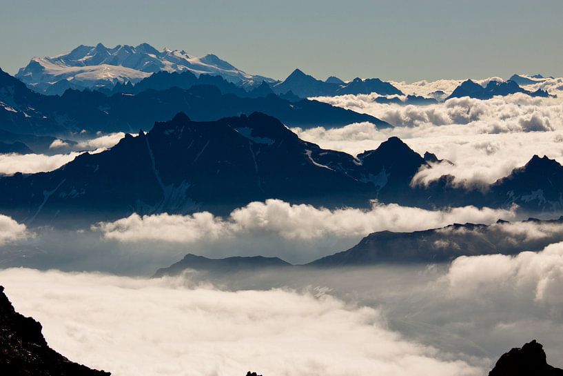 Mont-Blanc massief, Alpen van Stefan Wapstra
