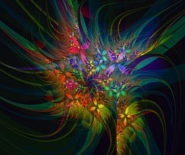 Le chaos des pétales sur Bernardine de Laat