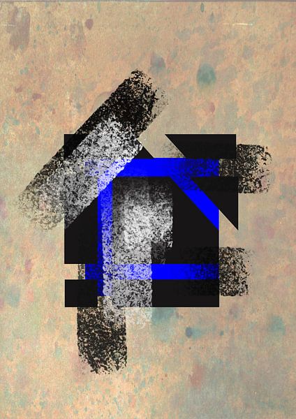 Auflösung 1 - abstrakte Geometrie von Frank Andree
