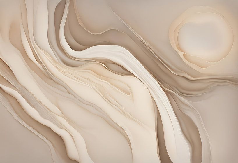 "Wüstenillusion" | Fließkunst von Nina Baydur
