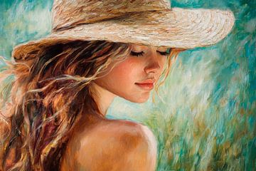 Zomerse stilte van Poster Art Shop