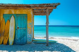 Een Perfecte Dag op het Strand , Genieten van de Zomer van BowiScapes - Fine Art en Urban Wandkunst