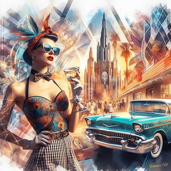 Rock &amp; Roll 7 van Johannas Art Creations