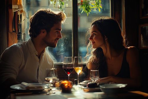 dining together in the restaurant