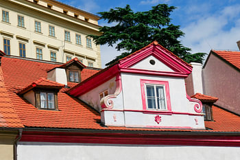 Prag - Gaube mit Babygaube