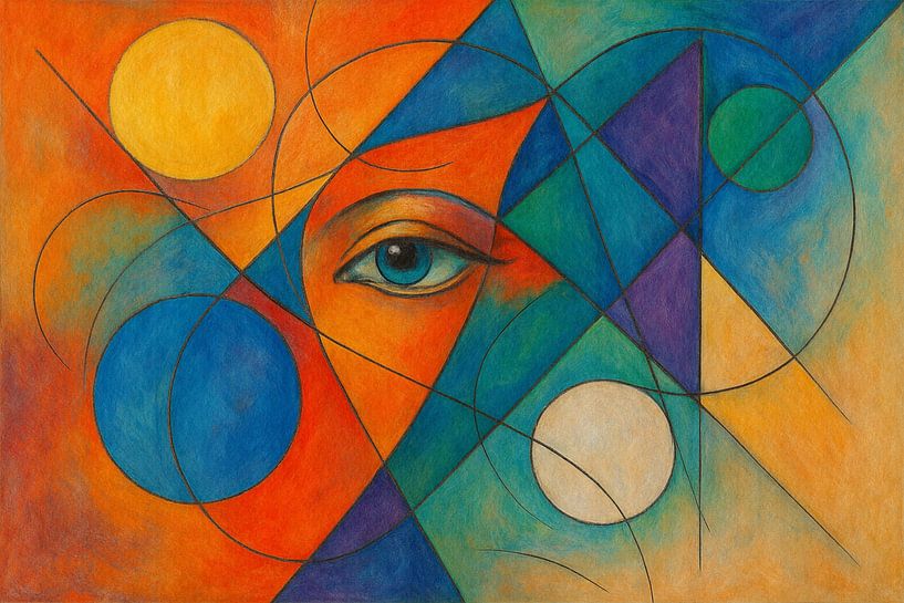 The eye of the colour waves by Gabi Siebenhühner