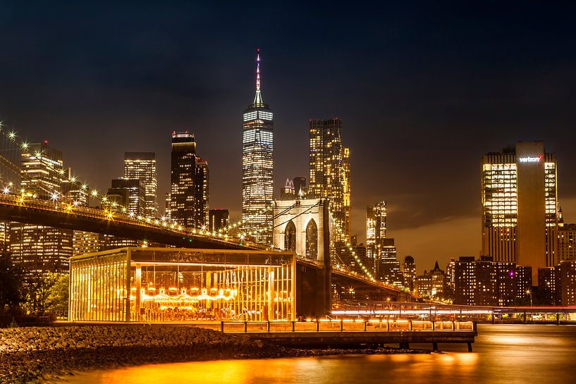Picturesque NYC Impression from Pebble Beach by Melanie Viola