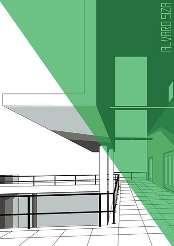 Alvaro Siza 6 - Grünes Dreieck