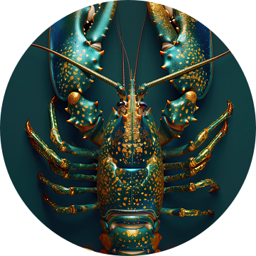 Lobster Luxe - BRONS GROEN Metallic Olie kleur KREEFT van Marianne Ottemann - OTTI