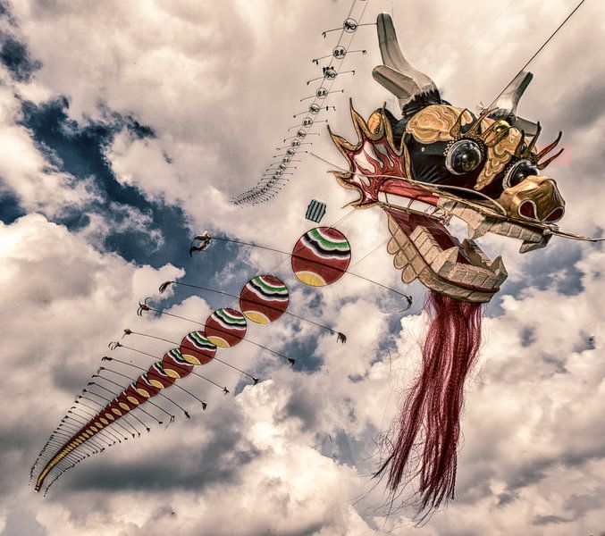 Drachen über Lemwerder von Dirk Bartschat