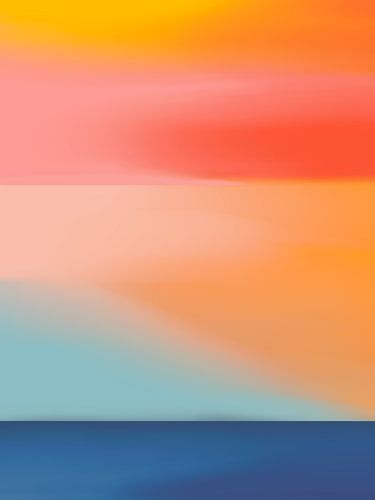 Sunset Serenade - Fesselnder Kunstdruck für Ihre Wand